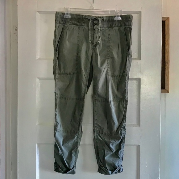 WOMEN/'S NAVY BLUE FLAP POCKET POPLIN PANTS